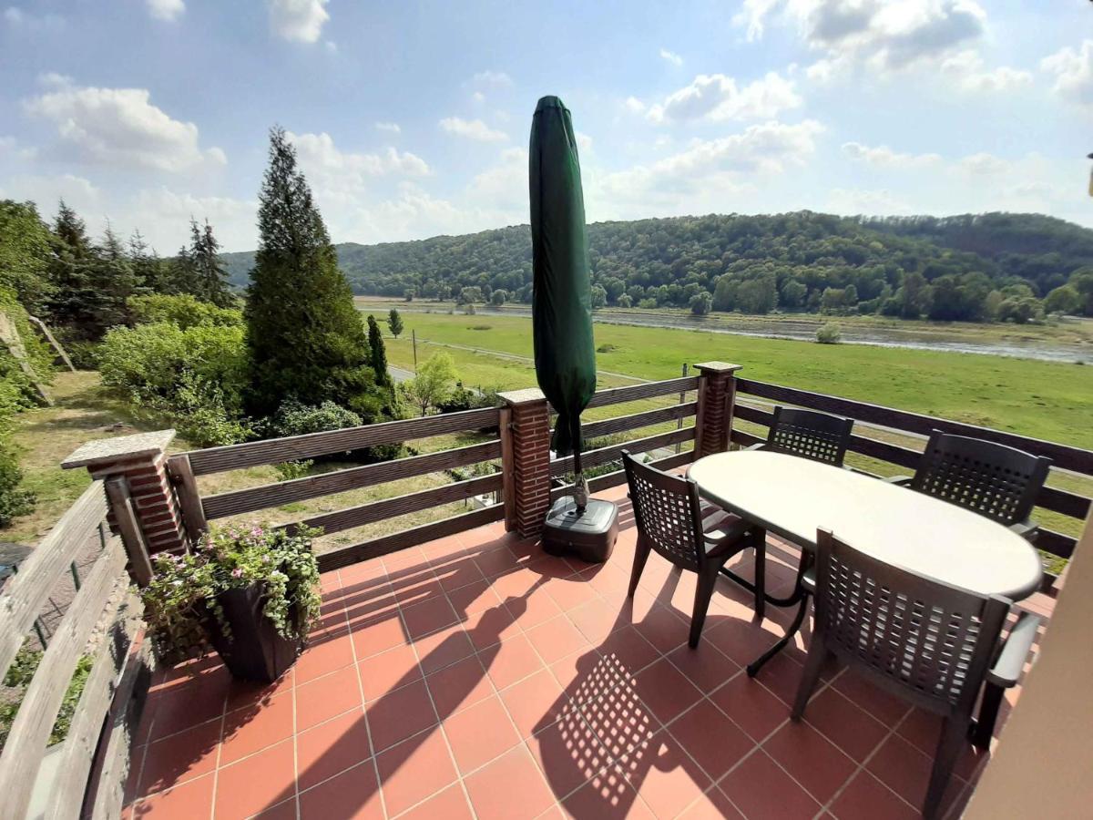 Ferienwohnung Elbsommer Am Weinberg Meißen Eksteriør bilde