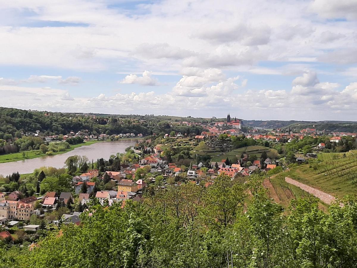 Ferienwohnung Elbsommer Am Weinberg Meißen Eksteriør bilde
